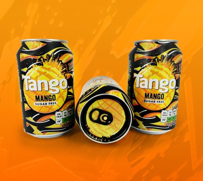 Britvic Soft Drinks and Ardagh Metal Packaging-Europe present limited-edition H!GHEND can for Tango Mango